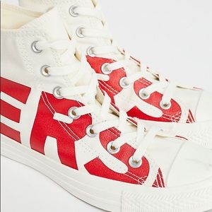 ISO Converse All Star Bold High Top in Red Combo